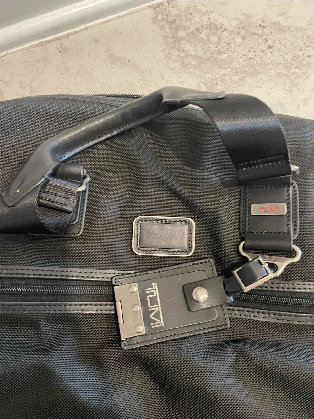 Tumi Black Travel Duffel Bag